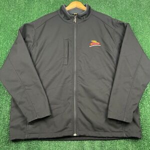 Dri Duck Dekalb Mens Jacket XXL Black Waterproof Full Zip Fleece Lined Windbreak